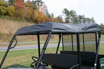Kawasaki Mule 4010 Trans Roll Cage Soft Top Roof | Made to Order | Black