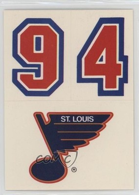 1985-86 Topps Stickers St Louis Blues (Number on Top; Team Logo Bottom) #28 c4q