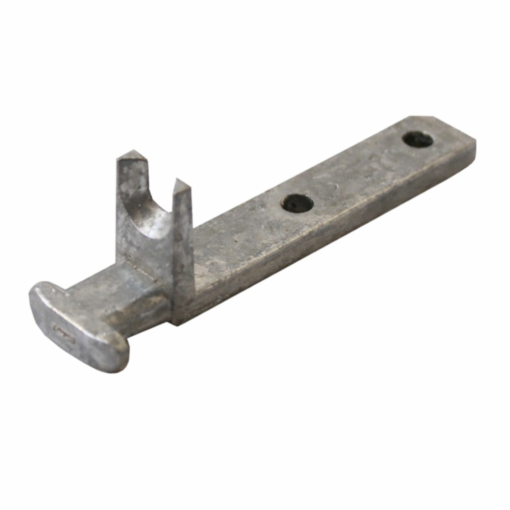 Pivot Bar For Tilt Windows L Shaped T Head End Zinc Pivot Bar 2.125 Inch 2 Holes
