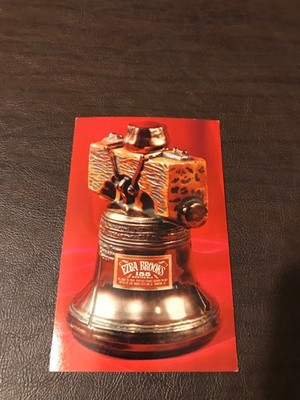 UNPOSTED POSTCARD - ERZA BROOKS WHISKEY DECANTER - THE LIBERTY BELL