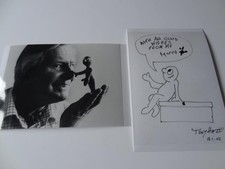 MORPH TAKE HART TV SHOW PRESENTER TONY HART SIGNED PRE-PRINT PHOTOGRAPH SET 2