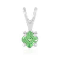 Cavill Tsavorit AnhäNger Damen 925 Silber Rhodiniert GrüN 0,29Ct Quadrat
