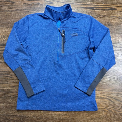 #ad The North Face Canyonlands Mens Medium Blue 1 2 Zip Pullover Jacket Hiking $24.99