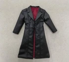 1/12 Male Blade Warrior Leather Long Windbreaker Coat Clothes For 6'' Figure
