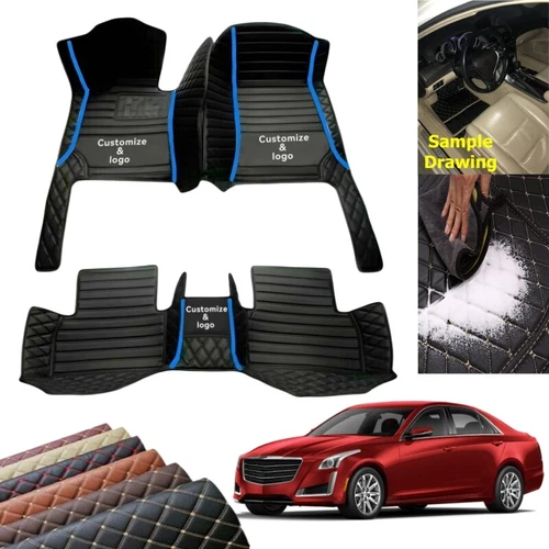 Fit Tesla Model 3 X Y S Car Floor Mats Waterproof Pads Anti-slip Custom Liners - Imagen 13 de 38