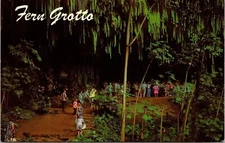 Fern Grotto Kauai Picturesque Climax Boat Trip Wailua River Hats Postcard