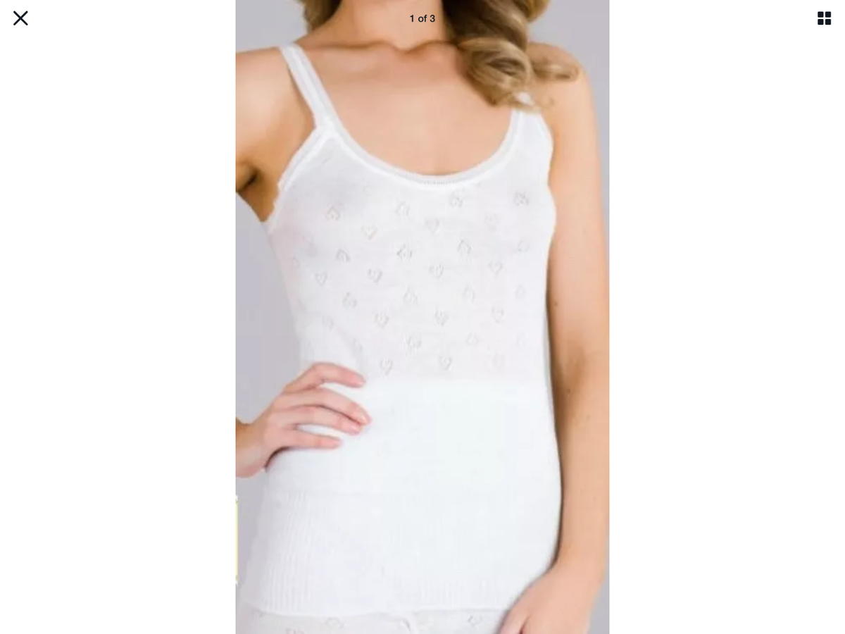 Snowdrop French Neck Vest Snowdrop French Neck Vest