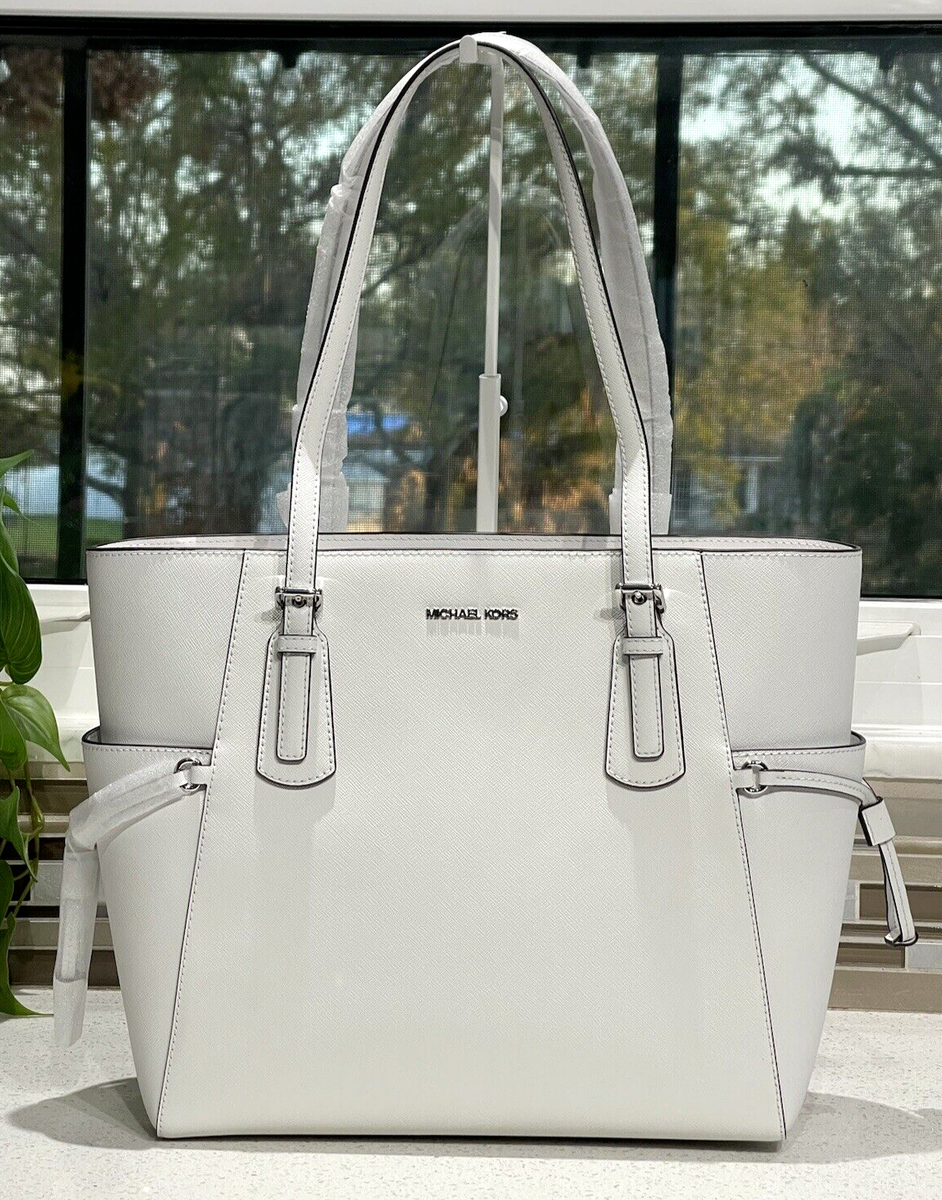 Kors Voyager Mk White And Grey Bag MICHAEL KORS VOYAGER LARGE EW - Main Image
