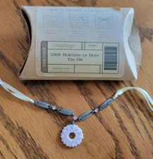 LONGABERGER BASKET 2008 HORIZON OF HOPE TIE-ON 23605  NIB