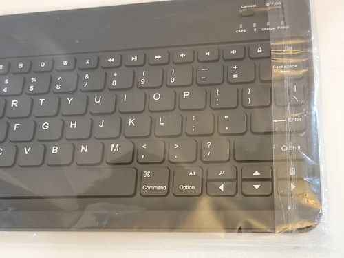 iPad Pro 12.9 2018 Detachable Wireless Keyboard Case Stand W/Pencil Holder black - Picture 5 of 9