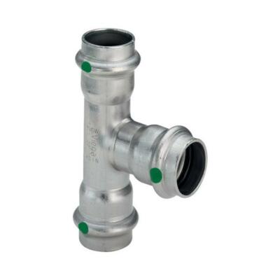 Viega T-Stück mit SC Sanpress Inox 2318 in 15mm Edelstahl