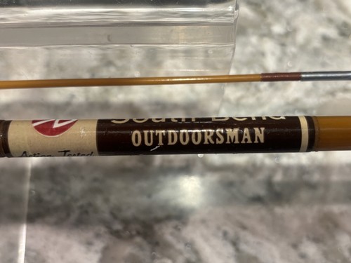 1-632 South Bend Gladding Outdoorsman Vintage 7' Spinning Fly Fishing rod - Picture 7 of 13
