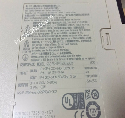 SGD7S-R90A00A002 AC SERVO DRIVE SGD7SR90A00A002  new free shipping 1Y Warranty  