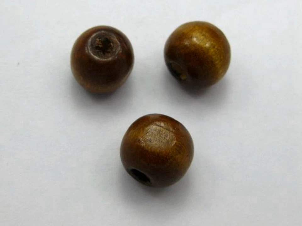 100pcs 12mm(1/2") Round Wood Beads~Wooden Beads Jewelry making Color Choice - image 4 of 4