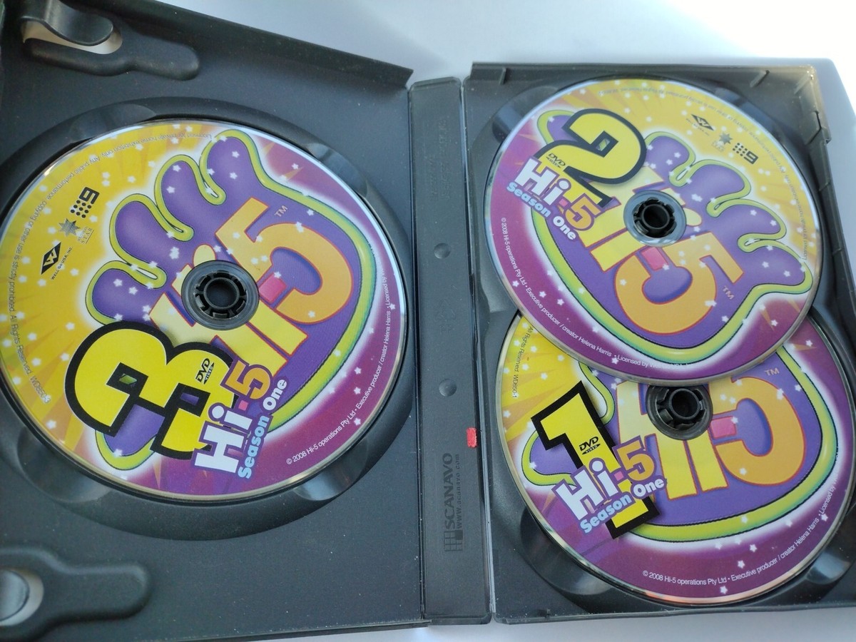 Hi-5: Season One 1 (3 DVD set, 2008) RARE/OOP Discovery Kids