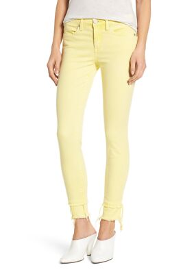 BLANKNYC Denim The Reade Classic Crop Raw Edge Double Hem Sz. 28 Jeans 151060