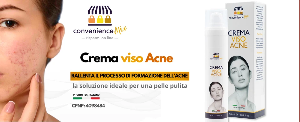 Crema Viso Acne Esfoliante, 50 ML Anti Brufoli Pori Dilatati Acidosalicidico BHA - Image 4 of 4