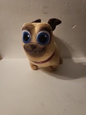 Authentic Disney Store 12" Rolly Plush Puppy Dog Pals Brown Stuffed Animal