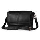 Vintage Handmade Leather Satchel Bag- 15.5 Inch Laptop Messenger Shoulder Bag