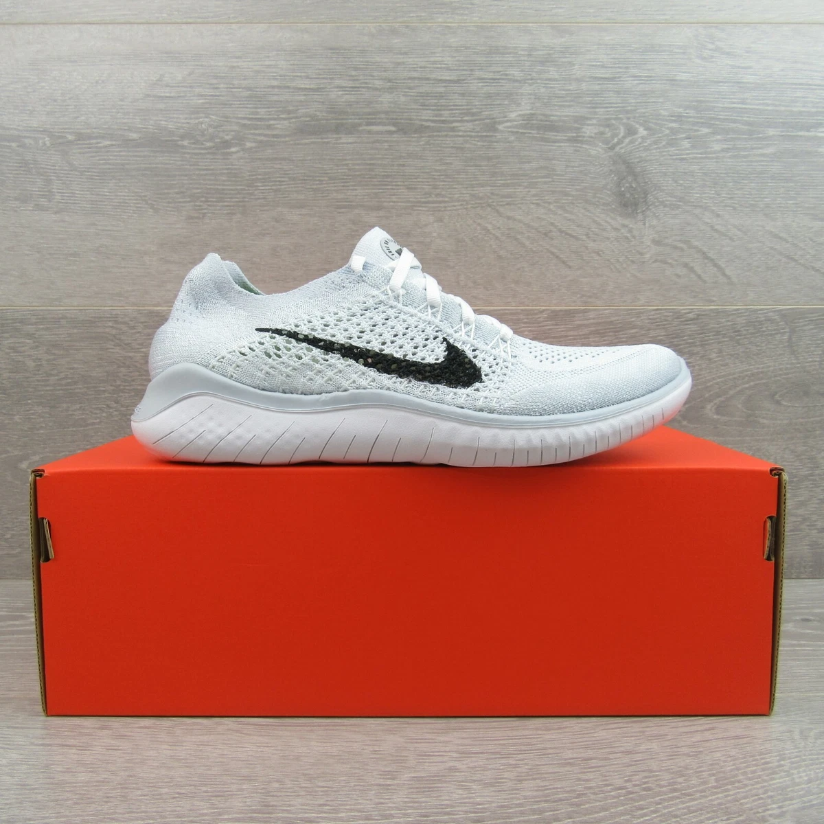 Nike Free RN Flyknit 2018 Womens Running Shoes White NEW 942839 100 Multi Sizes