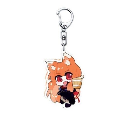 Spice and Wolf Holo Acrylic Keyring Keychain