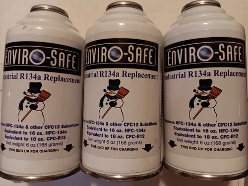 R 134a Refrigerant Replacement Cans Cold Refrigerant for Auto 3 Pack