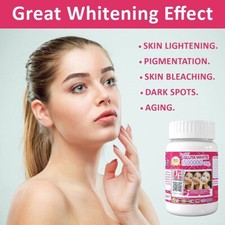 Gluta White 1500000mg Whitening Skin Remove Dark Spot Glutathione 30 Softgels