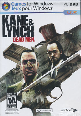 KANE & LYNCH DEAD MEN - Action PC Game from Hitman Series Creators - NEW in BOX!