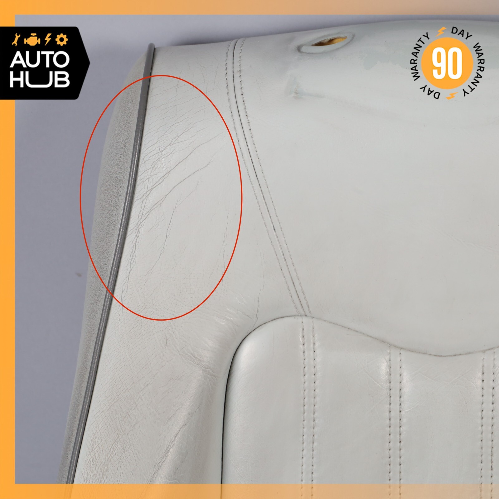 03-08 Maserati Quattroporte M139 Front Left Side Top Upper Seat Cushion OEM