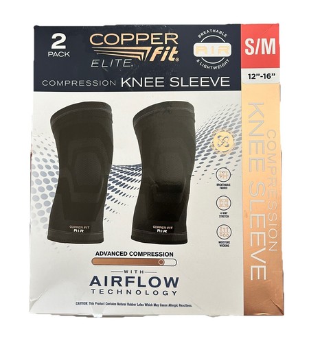 Copper Fit - Elite Knee Sleeve (L/XL) - 2 Pack Compression - Foto 12