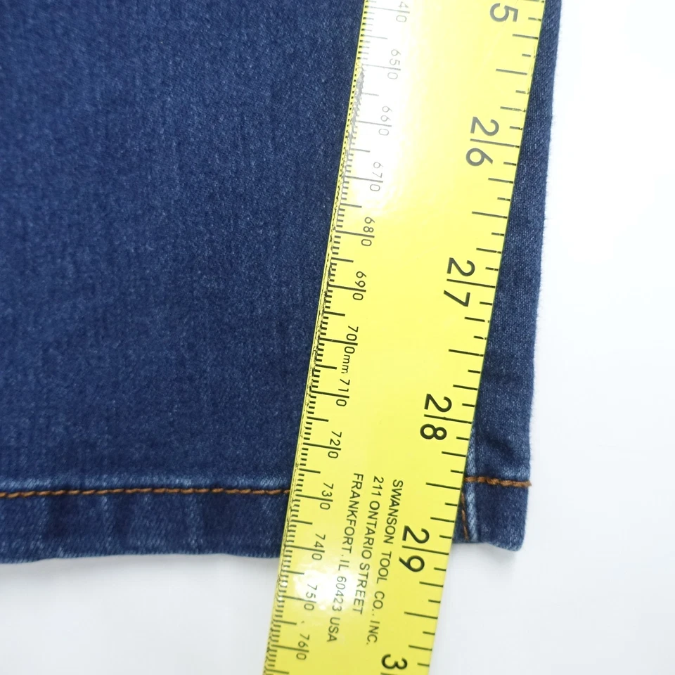 a.n.a Jeans Women's 22W Blue Denim Medium Wash Polyester Stretch Zip-Fly Jegging - Image 2 of 4