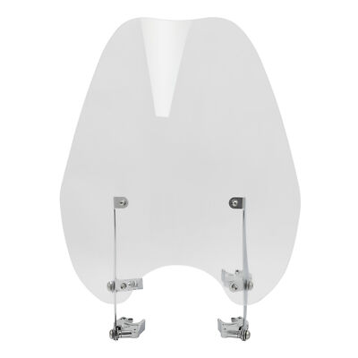 #ad Clear Windscreen Windshield W 49mm Clamps Fit For Harley Low Rider FXLR 18 20 $104.99