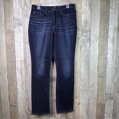 Lee Riders Size 10 Medium MidRise Straight Leg Dark Blue Denim Jeans w/5 Pockets