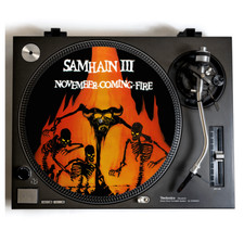 SAMHAIN Turntable Slipmat for Vinyl Records 12" DJ Slip Mat misfits danzig punk