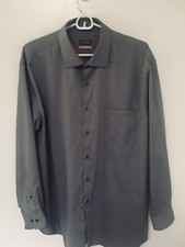 Van Heusen Men  s Flex Stretch Fit Long Sleeve Dress Shirt 17 1/2 32/33 L. Blue