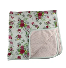 First Impressions Baby Girl Floral Receiving Blanket 28” x 28"