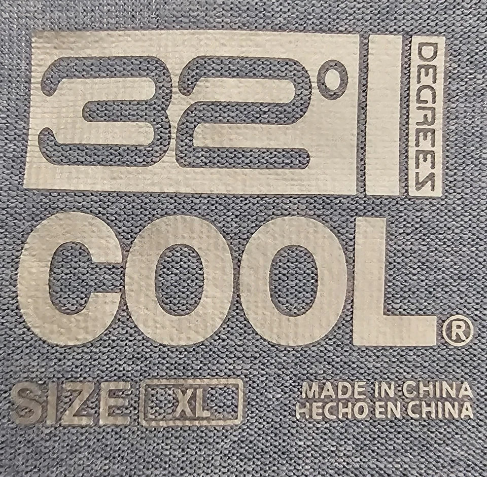 Camisa blusa 32 Degreez Cool para mujer talla XL X grande azul Foto 2 de 4