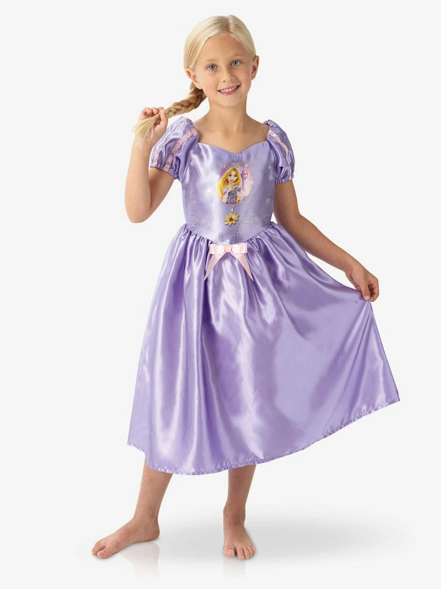 DISNEY robe déguisement RAIPONCE taille 7-8 ans violette princesse