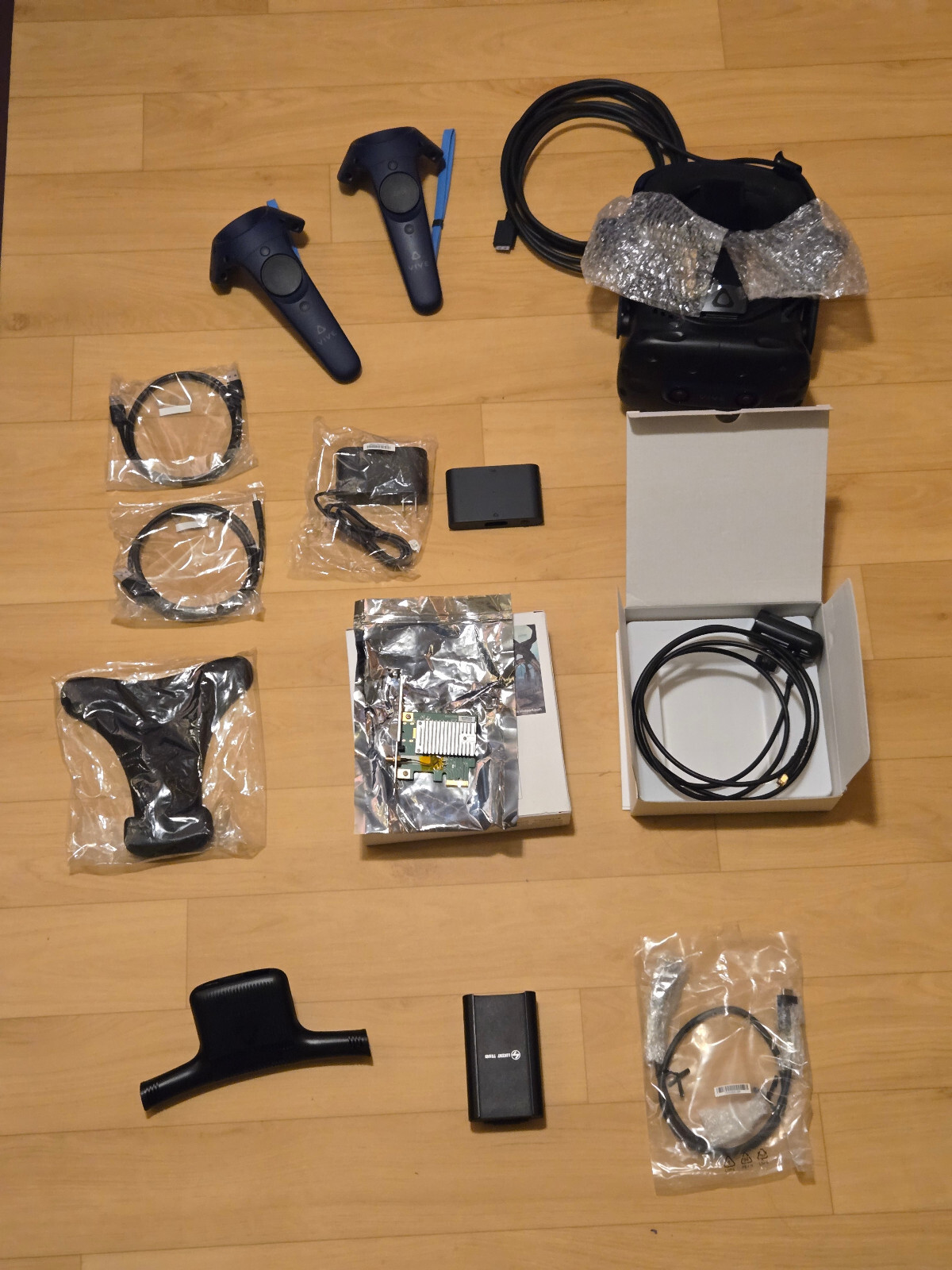 HTC Vive Pro 2 VR Headset with Controllers and Wireless Kit  -image