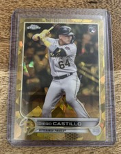 2022 Topps Chrome Update Sapphire #US85 Diego Castillo - Gold #/50 - Rookie RC