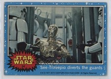1977 Topps Star Wars C-3PO See-Threepio Diverts the Guards #34 1b3b
