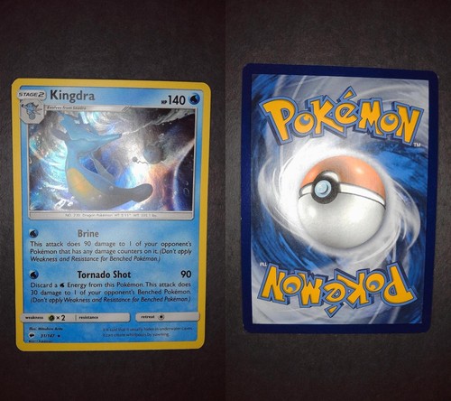 Kingdra 31/147 Holo Rare Burning Shadows Pokemon Lightly Played