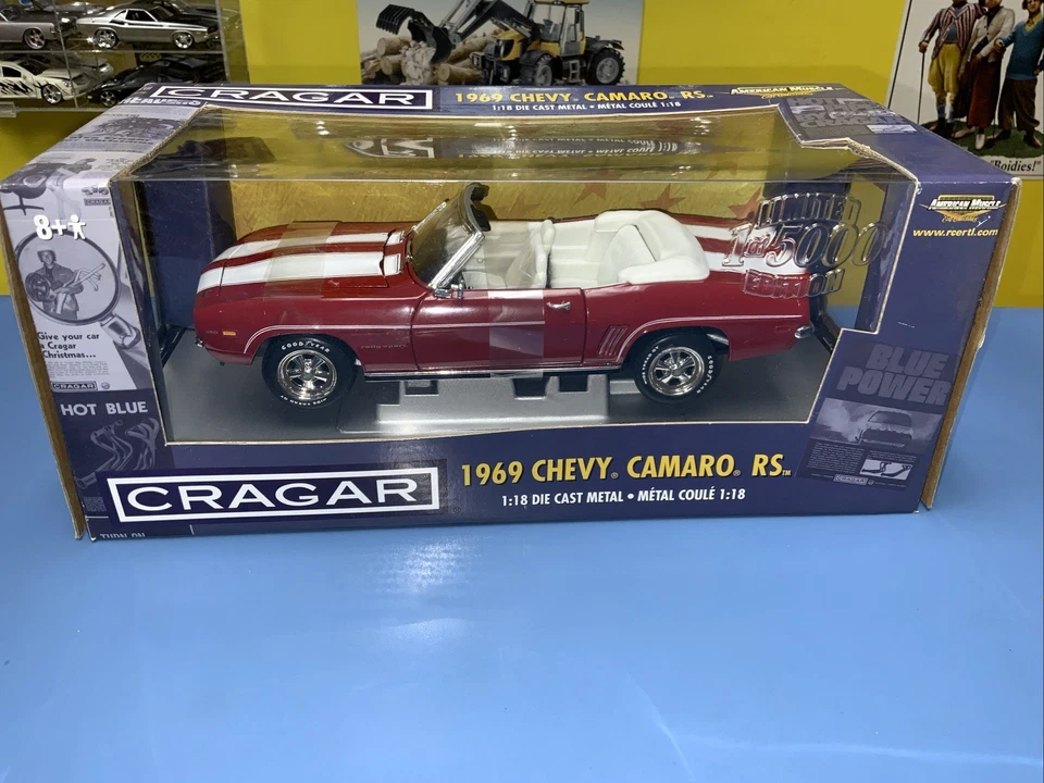 American Muscle  1969 CHEVROLET CAMARO RS "CRAGAR” Limited Edition #33780 NEW - Image 2 of 4