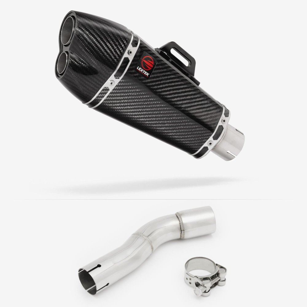Lextek XP13C Exhaust 210mm with Link Pipe for Honda CMX500 Rebel (17-19)