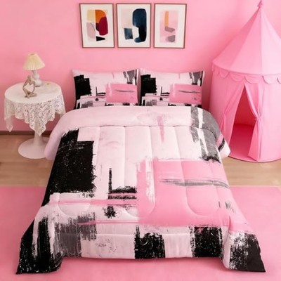  Abstract Comforter Modern Abstract Art Comforter Set for Boys Twin Multi 11