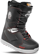 ThirtyTwo Lashed Crab Grab Men's Snowboard Boots, Black/White/Red, M10 MY25