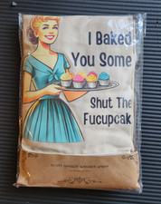 Funny Canvas Apron Chef Apron I Baked You Some Shut The Fucupcakes by Miracu
