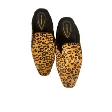 Derek Lam Leopard Calf Hair Shearling Lined Mules Gold Ram Head Loafers Derek Lam | Shoes | Derek Lam Leopard Print Loafers With  main image 3