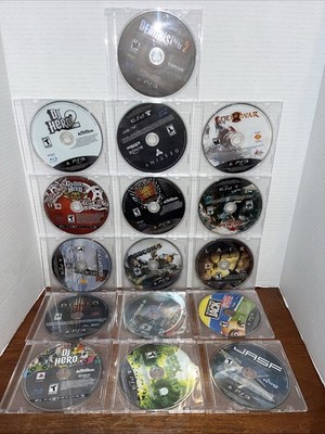 PlayStation PS3 Game Lot of 16 Disc Only Games - Good Used Shape - No Sports