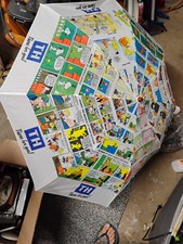 Large Newspaper Comic Strip Umbrella, Wood Handle